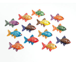 Lime Tree Fish Wall Plaque